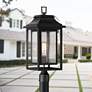 Thumbnail1 of John Timberland Cecile 23 1/4" Black Box Lantern Outdoor Post Mount