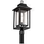 Thumbnail4 of John Timberland Cecile 23 1/4" Black Box Lantern Outdoor Post Mount more views