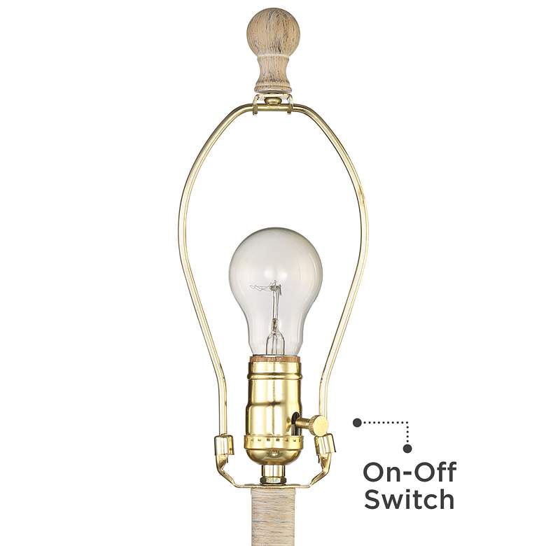 Image 4 John Timberland Chico 27" Light Beige Modern Rustic Table Lamp more views