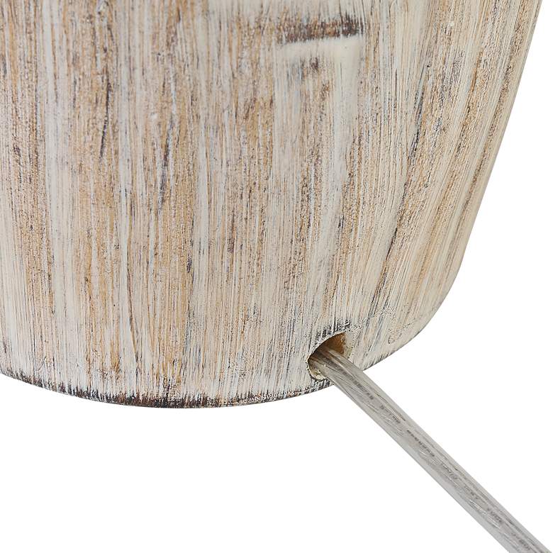Image 6 John Timberland Chico 27" Light Beige Modern Rustic Table Lamp more views