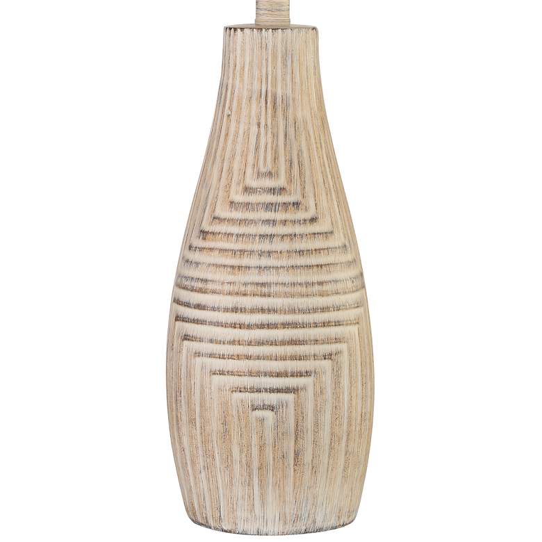 Image 5 John Timberland Chico 27" Light Wood Finish Table Lamps Set of 2 more views