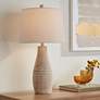 John Timberland Chico 27" Light Wood Modern Rustic Table Lamp