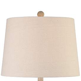 Image3 of John Timberland Chico Light Wood Finish Table Lamps Set of 2 more views