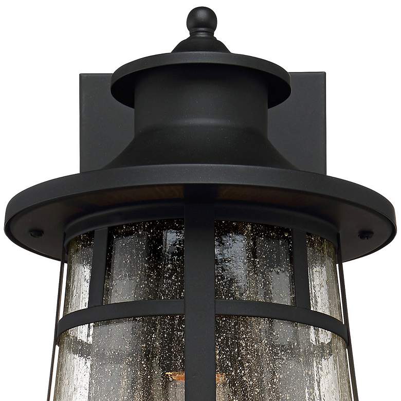 Image 4 John Timberland Clement 15 inch Black Outdoor Wall Lantern Lights Set of 2 more views