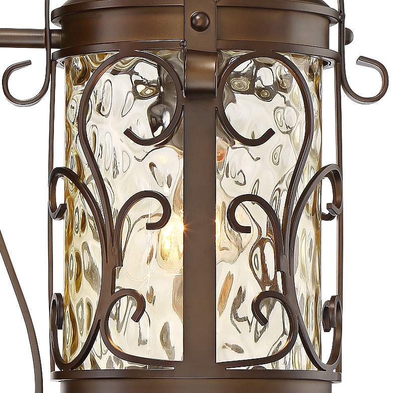 Image 4 John Timberland Conway 17 1/2" Bronze Scroll Outdoor Wall Light more views