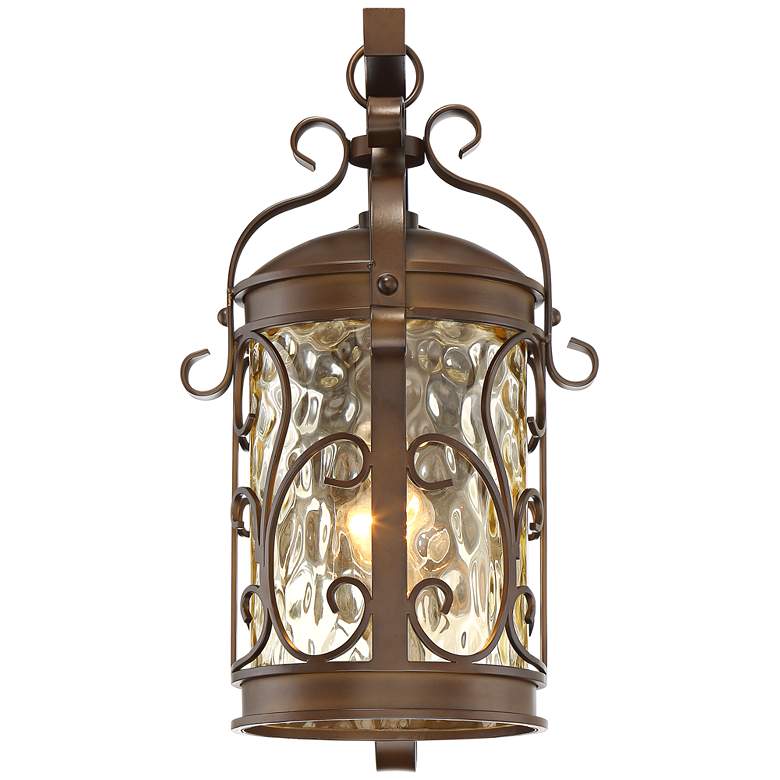 Image 5 John Timberland Conway 17 1/2" Bronze Scroll Outdoor Wall Light more views