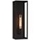 John Timberland Cornell 18" High Sand Black Box Outdoor Wall Light