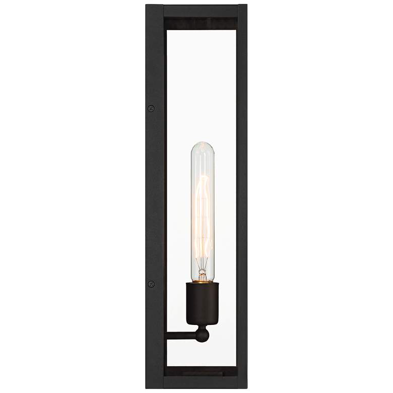 Image 7 John Timberland Cornell 18" High Sand Black Box Outdoor Wall Light more views