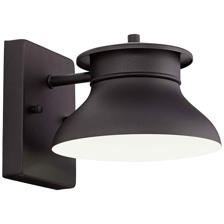 Image 3 John Timberland Danbury 5" High Black LED Wall Sconce Set of 2 more views
