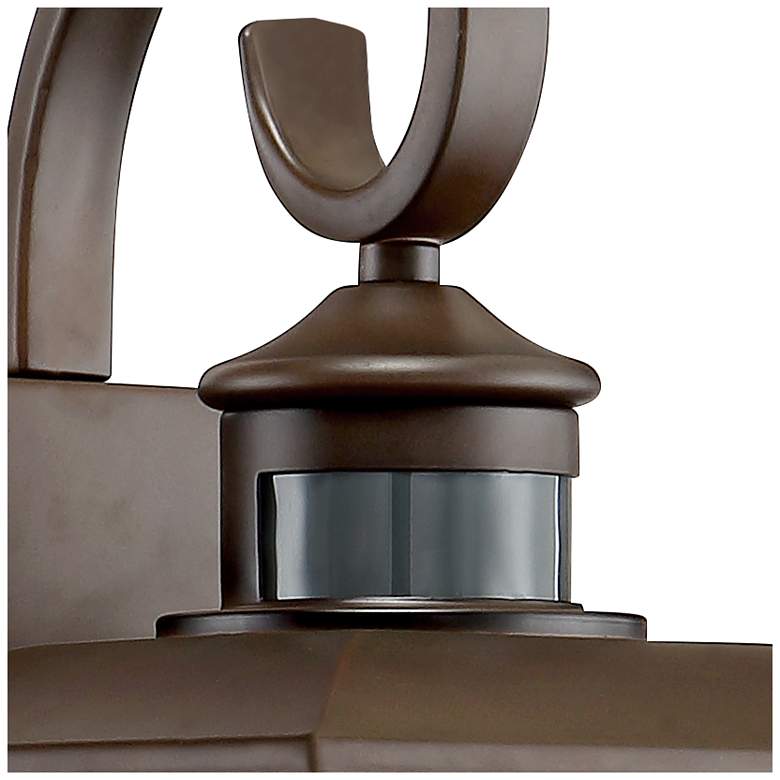 Image 3 John Timberland Deaver 15 1/4" Bronze Motion Sensor Outdoor Wall Light more views