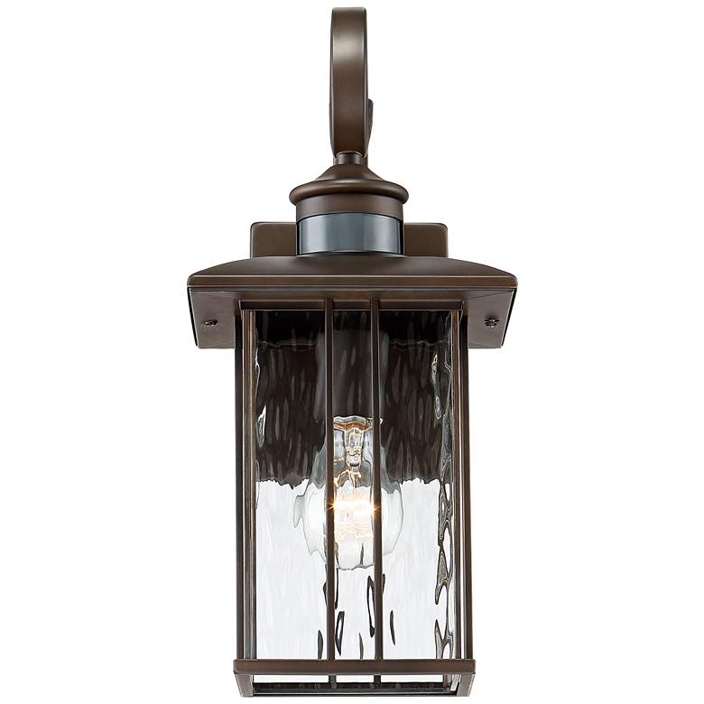 Image 5 John Timberland Deaver 15 1/4" Bronze Motion Sensor Outdoor Wall Light more views