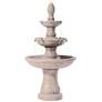 Thumbnail2 of John Timberland Domanico 57" High 3-Tier Sandstone Finish Fountain