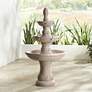 Thumbnail1 of John Timberland Domanico 57" High 3-Tier Sandstone Finish Fountain