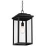 3_John Timberland Eastcrest 20 1/2" Textured Black Outdoor Hanging Light