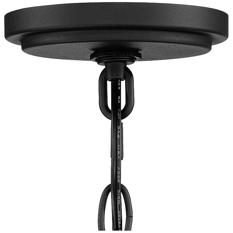 Image 5 John Timberland Eastcrest 20 1/2" Textured Black Outdoor Hanging Light more views