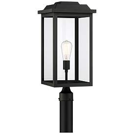 Image2 of John Timberland Eastcrest 22 1/2" Textured Black Outdoor Post Light