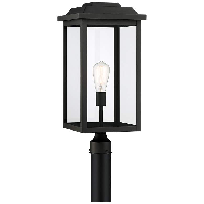 Image 2 John Timberland Eastcrest 22 1/2" Textured Black Outdoor Post Light