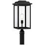 3_John Timberland Eastcrest 22 1/2" Textured Black Outdoor Post Light