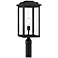John Timberland Eastcrest 22 1/2" Textured Black Outdoor Post Light