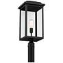 6_John Timberland Eastcrest 22 1/2" Textured Black Outdoor Post Light more views