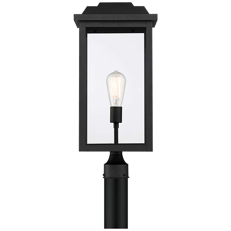 Image 6 John Timberland Eastcrest 22 1/2" Textured Black Outdoor Post Light more views
