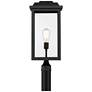 7_John Timberland Eastcrest 22 1/2" Textured Black Outdoor Post Light more views