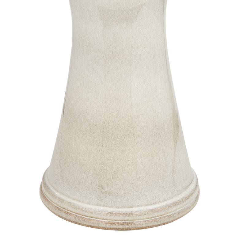 Image 4 John Timberland Formentera 45" Ceramic 3-Tier LED Outdoor Fountain more views