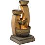 Thumbnail3 of John Timberland Four Bowl 41 1/2" High LED Cascading Floor Fountain