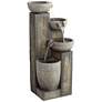 Thumbnail2 of John Timberland Four Tier 40 1/2" High LED Cascading Floor Fountain