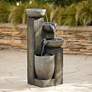 Thumbnail1 of John Timberland Four Tier 40 1/2" High LED Cascading Floor Fountain
