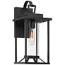 2_John Timberland Frederick 15 1/2" High Sand Black Outdoor Wall Light
