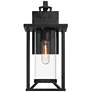 6_John Timberland Frederick 15 1/2" Sand Black Outdoor Lights Set of 2 more views