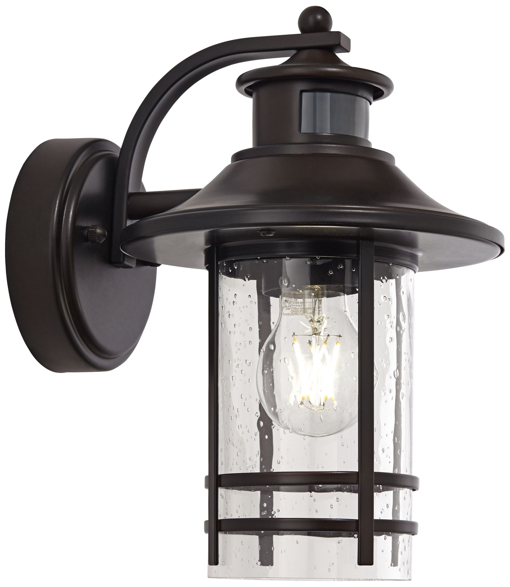 Image 6 John Timberland Galt 11 1/4" Bronze Motion Sensor Outdoor Wall Light more views