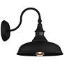 John Timberland Gough 12 1/2" Black Motion Sensor Outdoor Barn Light