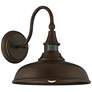 John Timberland Gough 12 1/2" Bronze Motion Sensor Outdoor Barn Light