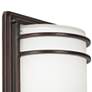 3_John Timberland Habitat 11" Bronze and Opal Outdoor Lights Set of 2 more views