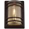 John Timberland Habitat 11" High Bronze Warm Brass Outdoor Wall Light