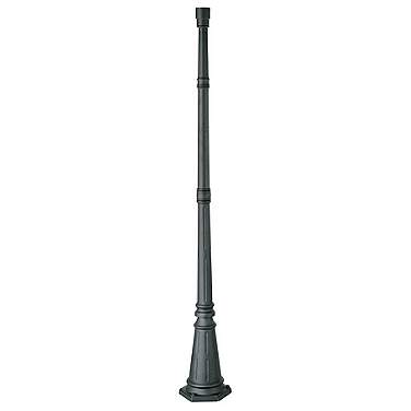 John Timberland Hepworth 76 3/4" High Black Outdoor Light Post