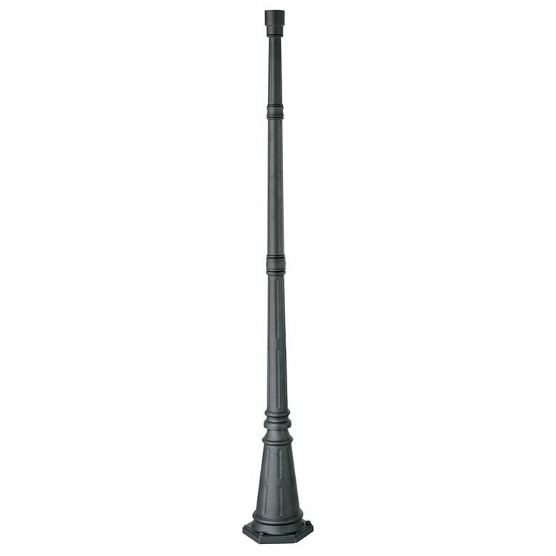Image 2 John Timberland Hepworth 76 3/4" High Black Finish Outdoor Light Post