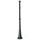 John Timberland Hepworth 76 3/4" High Black Outdoor Light Post