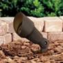 2_John Timberland Hooded Bronze 7 1/2" LED Landscape Spotlight