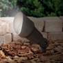 5_John Timberland Hooded Bronze 7 1/2" LED Landscape Spotlight more views
