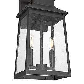 Image4 of John Timberland Jubliee 17 1/4" Black Outdoor Wall Lights Set of 2 more views