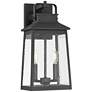 2_John Timberland Jubliee 17 1/4" High Black 2-Light Outdoor Wall Light