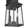 4_John Timberland Jubliee 17 1/4" High Black 2-Light Outdoor Wall Light more views