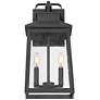 5_John Timberland Jubliee 17 1/4" High Black 2-Light Outdoor Wall Light more views