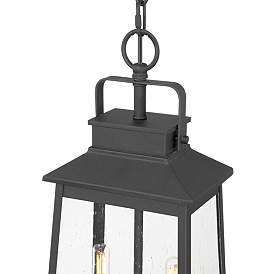 Image3 of John Timberland Jubliee 19 1/4" Black 2-Light Outdoor Hanging Light more views