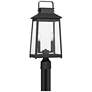 2_John Timberland Jubliee 20 1/4" High Black 2-Light Outdoor Post Light