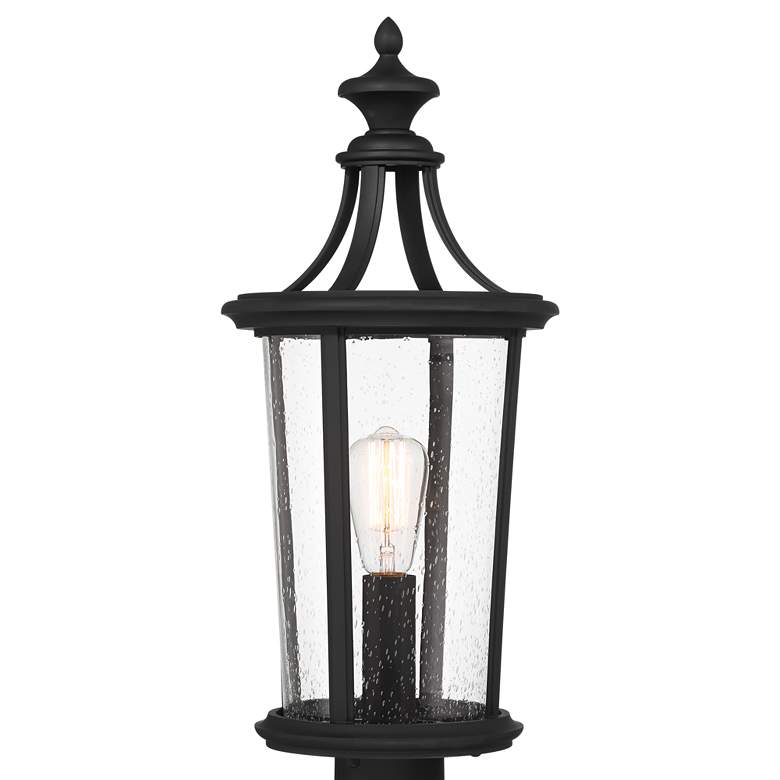Image 4 John Timberland Leto 24 1/2" High Black Outdoor Post Light more views