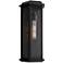 John Timberland Lydia 20" High Matte Black Outdoor Wall Light